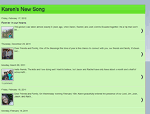 Tablet Screenshot of karensnewsong.blogspot.com