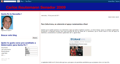 Desktop Screenshot of carlosreutemannsenador.blogspot.com