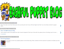 Tablet Screenshot of bashfulpuppet.blogspot.com