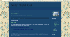 Desktop Screenshot of girliesnightout.blogspot.com