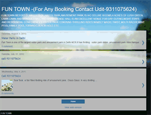 Tablet Screenshot of funtownbahadurgarh.blogspot.com