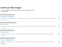 Tablet Screenshot of americanwarmonger.blogspot.com