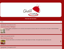 Tablet Screenshot of cheffincasa.blogspot.com