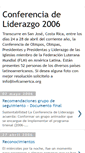 Mobile Screenshot of conferencialiderazgo2006.blogspot.com