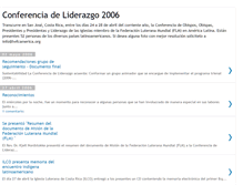 Tablet Screenshot of conferencialiderazgo2006.blogspot.com