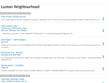 Tablet Screenshot of luxtonneighbourhood.blogspot.com