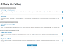 Tablet Screenshot of anthonystielsblog.blogspot.com