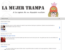 Tablet Screenshot of lamujertrampa.blogspot.com