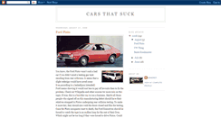 Desktop Screenshot of carsthatsuck.blogspot.com