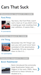 Mobile Screenshot of carsthatsuck.blogspot.com