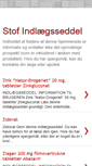 Mobile Screenshot of indlaegsseddel.blogspot.com