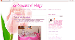 Desktop Screenshot of lecreazionidivalery.blogspot.com