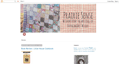 Desktop Screenshot of prairiesense.blogspot.com