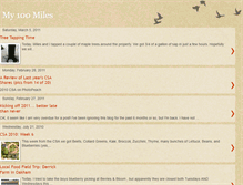 Tablet Screenshot of myonehundredmiles.blogspot.com