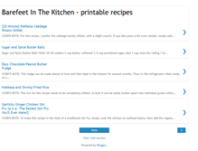 Tablet Screenshot of barefeetinthekitchen-recipes.blogspot.com