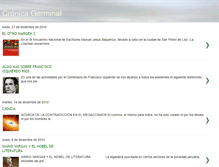 Tablet Screenshot of cronicagerminal.blogspot.com