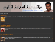 Tablet Screenshot of faizal-kamaldin.blogspot.com