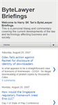 Mobile Screenshot of bytelawyer.blogspot.com