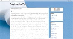 Desktop Screenshot of paginacion-vku.blogspot.com