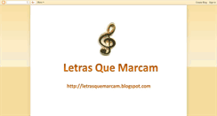 Desktop Screenshot of letrasquemarcam.blogspot.com