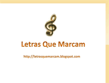 Tablet Screenshot of letrasquemarcam.blogspot.com
