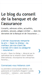 Mobile Screenshot of banques-assurances.blogspot.com