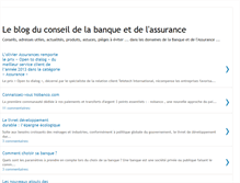 Tablet Screenshot of banques-assurances.blogspot.com