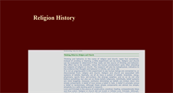 Desktop Screenshot of historyofreligion.blogspot.com