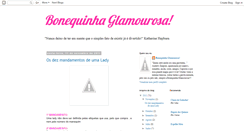 Desktop Screenshot of bonequinhaglamurosa.blogspot.com