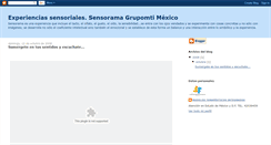Desktop Screenshot of experienciasensorialesgrupomti.blogspot.com