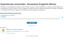 Tablet Screenshot of experienciasensorialesgrupomti.blogspot.com