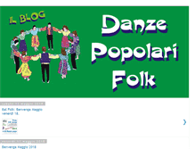 Tablet Screenshot of danzepopolarifolk.blogspot.com