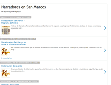 Tablet Screenshot of narradoresensanmarcos.blogspot.com