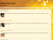 Tablet Screenshot of discoveringspanishculture.blogspot.com