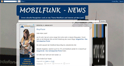 Desktop Screenshot of mobilfunknews.blogspot.com