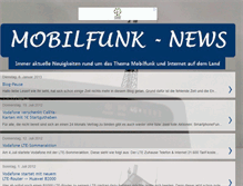 Tablet Screenshot of mobilfunknews.blogspot.com