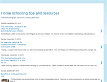 Tablet Screenshot of homeschooltipz.blogspot.com