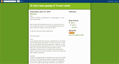 Desktop Screenshot of d-ivyzgossip.blogspot.com