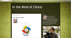 Desktop Screenshot of inthemindofcletus.blogspot.com