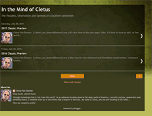 Tablet Screenshot of inthemindofcletus.blogspot.com