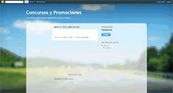 Desktop Screenshot of concursosypromociones-aragon.blogspot.com