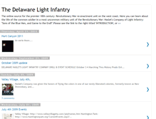 Tablet Screenshot of delawarelightinfantry.blogspot.com