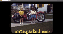 Desktop Screenshot of antiquatedmule.blogspot.com