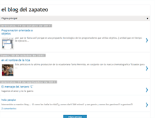 Tablet Screenshot of elblogdelzapateo.blogspot.com