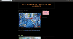 Desktop Screenshot of oilpainting-blog.blogspot.com