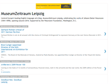 Tablet Screenshot of museumzeitraum.blogspot.com