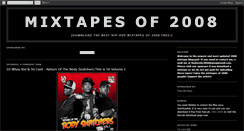 Desktop Screenshot of mixtapesof2008.blogspot.com