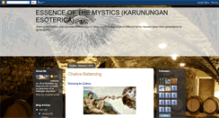 Desktop Screenshot of essenceofthemystics.blogspot.com