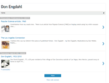 Tablet Screenshot of donengdahl.blogspot.com