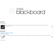 Tablet Screenshot of irisblackboard.blogspot.com